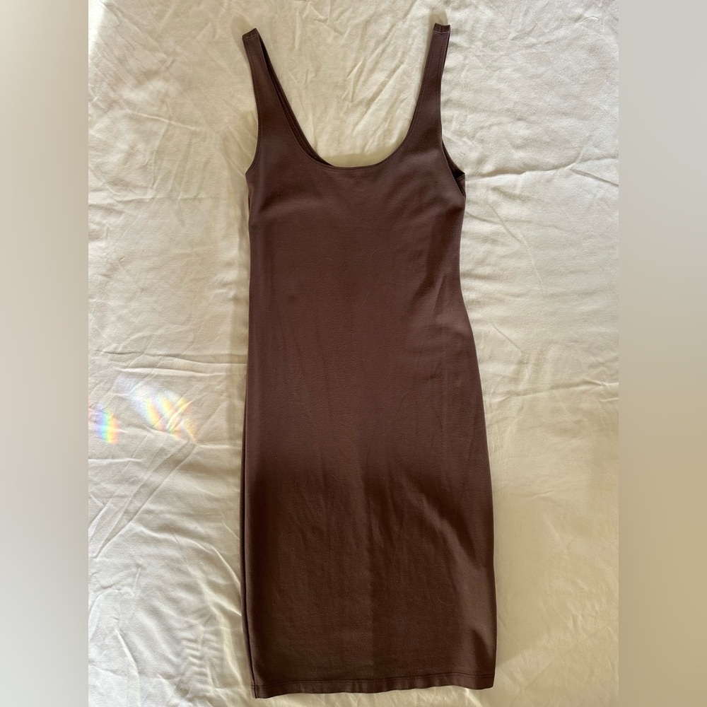 Mocha Midi Bodycon Dress